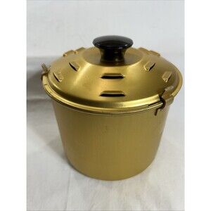 Vintage Rival Crock Pot Bread N Cake Bake Pan Insert w Lid 5x6 Slow Cooker
